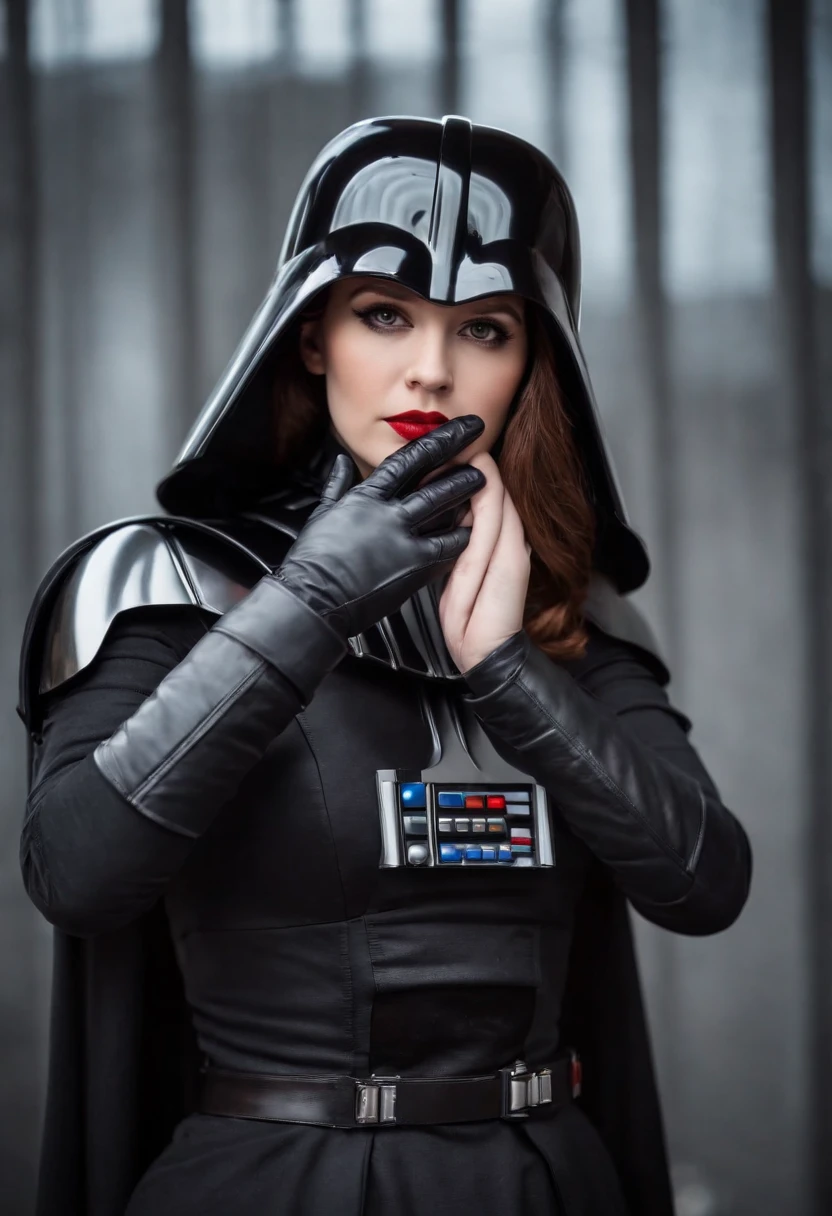 Darth Vader　Women's Cosplay　Black leather gloves