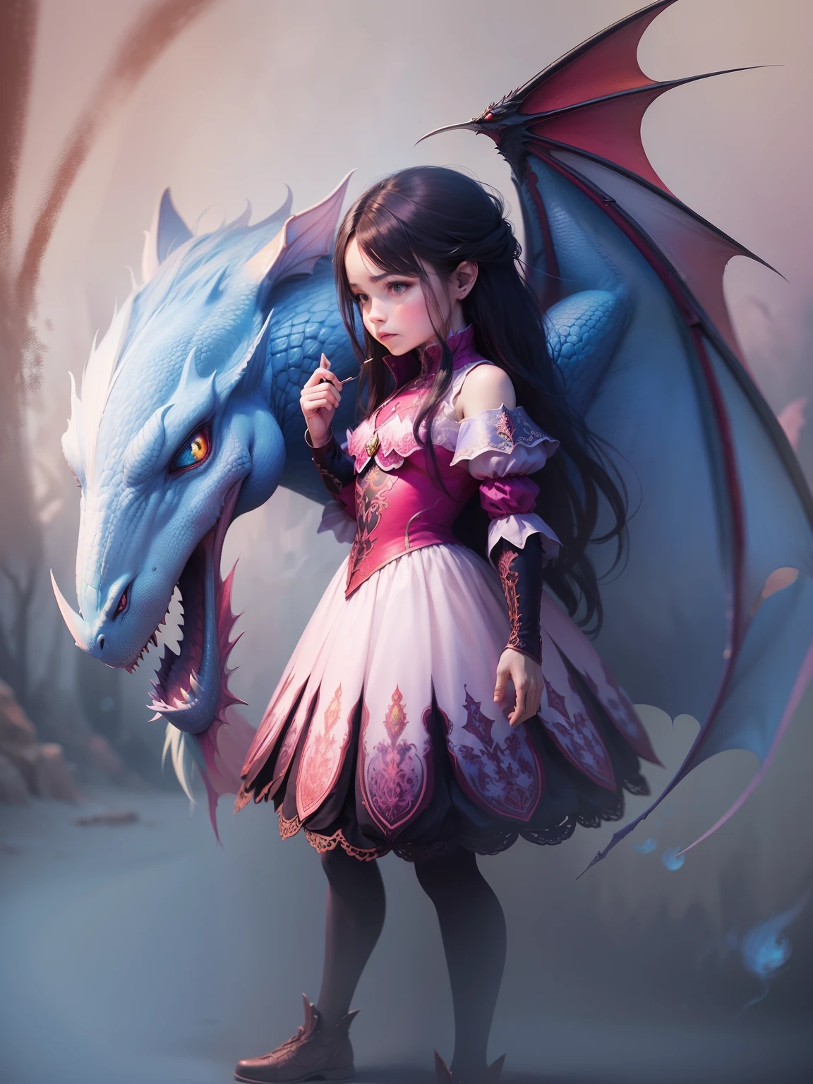 dragonart dragonartist fairytales fairytaleart fantasyart digitalart 2dart colorfulart digitalartist photoshop procreate illustrations storybookart wacom wacomintuos real face match