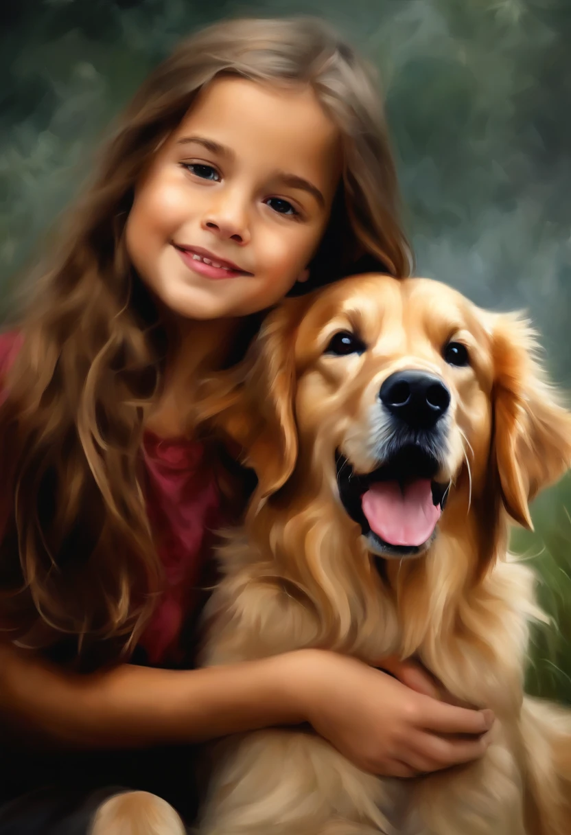 Cartoon drawing design, Pencil sketch style, coloreado con diversos tonos, Depiction of a child playing with a puppy, muy felices en un parque. Las caras y los cuerpos de las figuras deben estar bien definidas en sus formas.