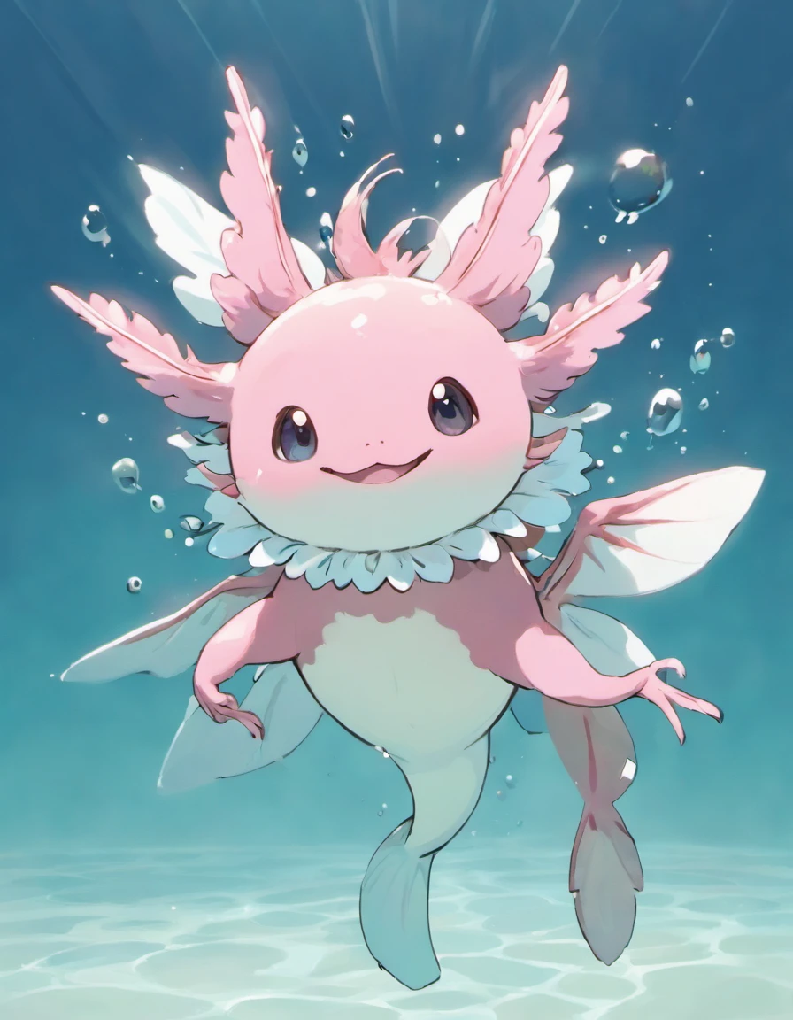 Step into the whimsical world of Sowsow, where the extraordinary Axolotl takes center stage in a mesmerizing masterpiece. Sowsow's unique artistic vision breathes life into this incredible aquatic creature, creating an artwork that's both enchanting and delightful.
The Axolotl, with its endearing smile and delicate frilly gills, is lovingly depicted in Sowsow's signature style. Each detail, from the intricate patterns on its skin to the subtle hues of its body, is brought to life with a blend of vibrant colors that dance together in perfect harmony.
Sowsow's artistry captures the playful spirit of the Axolotl, as it gracefully moves through a dreamlike aquatic environment. Every ripple and reflection in the water adds depth and dimension to this captivating illustration.
The choice of colors in Sowsow's work is nothing short of magical. The Axolotl's pale pink, creamy white, and muted shades of blue create a soothing and mesmerizing visual experience. It's a true testament to the artist's ability to evoke both wonder and serenity through their art.
Whether displayed as a focal point in your living space or shared with fellow admirers of aquatic wonders, this Axolotl artwork in Sowsow's style is sure to capture hearts and imaginations alike. It's a charming and whimsical addition to any collection, inviting you to dive into the beauty of the underwater world. An Axolotl is a captivating amphibian perfectly adapted to an aquatic lifestyle. These creatures display a wide range of colors, from delicate pinks and whites to shimmering golds and dark blacks. Their sleek, elongated bodies glide effortlessly through the water, making them a marvel to observe in underwater habitats.
One of the most striking features of the Axolotl is its frilly external gills, which encircle their neck like a feathered collar. These gills are essential for breathing in their underwater world and are a defining characteristic of the species. Additionally, Axolotls sport a dorsal fin that