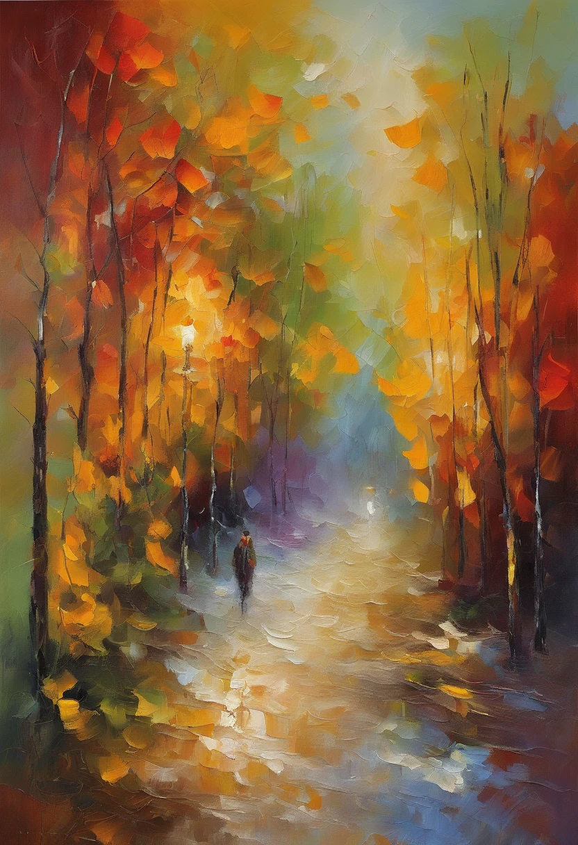 determined expression, natural lighting, vibrant colors, oil painting style, vivid brush strokes, realistic texture, confident posture, focused eyes, elegant background