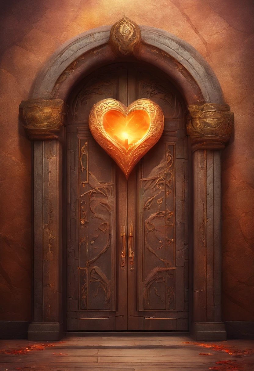 Magical heart door