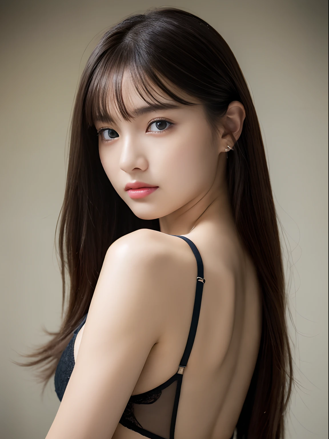 (((32ｋ,high detal,high-detail、​masterpiece,Attention to detail,full body Esbian,独奏))),Raw photo & realistic atmosphere,beautiful dark blue eyes,Detailed mouth,Glossy lips,Detailed eyebrows,Eyes drawn in detail with soft white skin that shines in every detail、azure eyes,evenもキレイな瞳,Detailed lips、evenも美し顔,evenも整った顔、Lifelike face,shiny beautiful lips, Realistic Young Gravure Idol, evenも美しい少女, , Young gravure idols, Young Gravure Idol, evenも美しくてかわいい18歳の女の子,the whole body is wet,dripping落ちる,with a flushed face,Incredibly beautiful 18-year-old girl,Brown shiny hair,Hair is wet,Dripping water,dripping,（Camera gaze,Fishing eyes,even,Pitch black Room：1.7）,（Colossal tits,well-shaped breasts,Growing body, I'm anxious and about to cry,Moist eyes,sexy facial expression,：1.5）,（piercings,a necklace,Turned,Backshots,Glaring while looking back,Black G Strings,Showing off a black G-string,Show off your beautiful ass, Room,Erotic ass,：1.9）