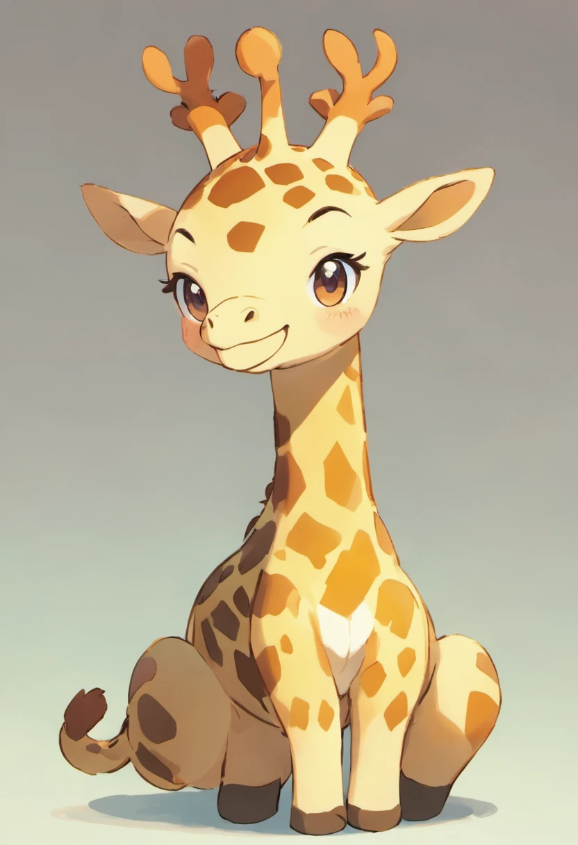 a cute giraffe