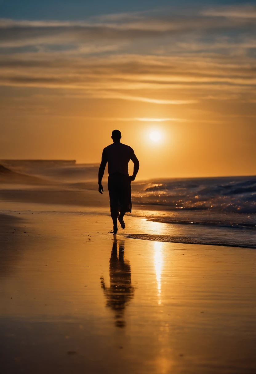 On a tranquil beach, a man notices only one set of footprints during his life's hardships. God's ethereal presence assures him that He carried the man during those times.