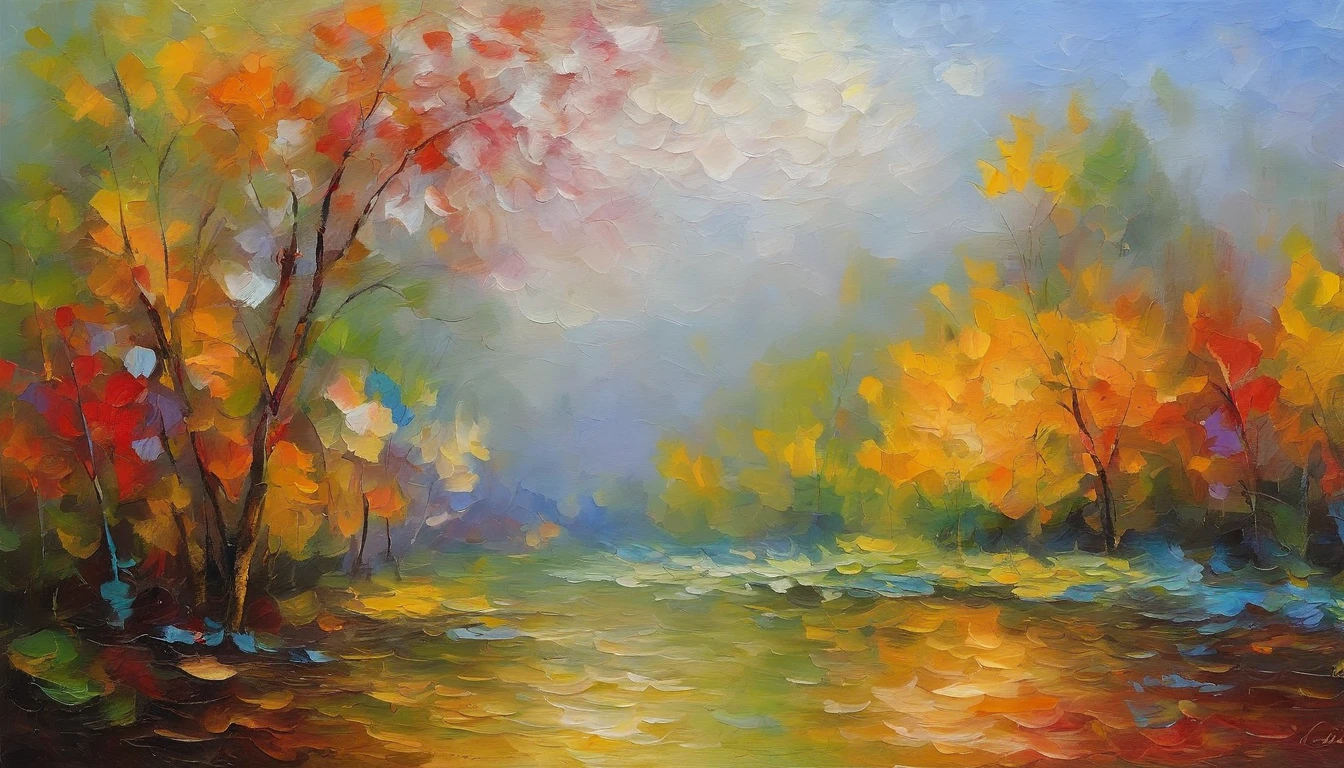masterpiece、top-quality、Impresionismo,Paintings by professional painters,Claude Monet,Hinageshi Field,colourfull