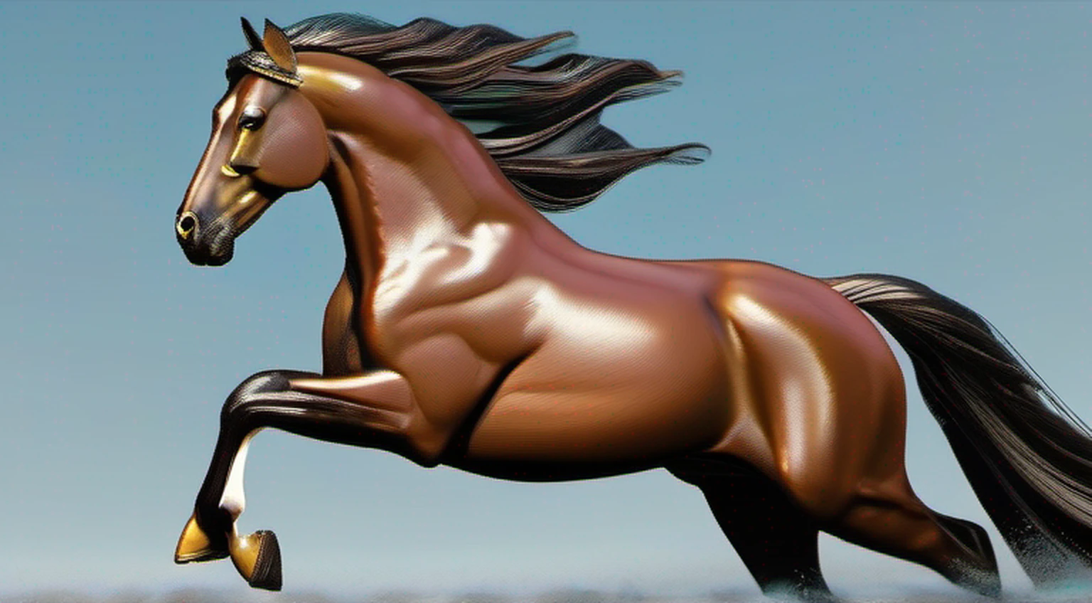 A female centaur，She is famous in the multiverse，She is both a female centaur, half human, half horse, half horse，It is also a female Yingzhao。She blends both images，The first is the head of a horse/neck/Shoulder these parts，After feminization，The upper body transforms into a beautiful female human，Female, half-centaur, half-human, half-horse, half-human，The second is the waist of the horse/hason/gluteal/Legs feminine，Female half-horse with beautiful woman's，Chimer，It's like a female human wearing a half-horse-like costume and making a seamless chimera，This chimerization is based on powerful futuristic technology。The ultra-wide-angle lens captures the image of her sleek and ethereal wings charging and leaping on the ionosphere。Her front half is distinctly feminine，Tall sexy body，Has K cup teardrop-shaped giant tit chest，It has a small man's waist butterfly spanning long legs，The half-horse part of the hind body，Embedded interface in the front half of the body hip position。The back half of her body is horse-shaped，Half-horse torso，The morphology is completely female and humanized，Start at the upper end of the sternum，Embedded in the lower back position of the beauty body，Sexy bent dog style shaped chest/lower back/Ventral transverse，Then there are the sexy beauty's upright hips，Her entire body has been completely feminized，Including the half-horse part，Mechanized armor covers the knee-shaped anti-joints and feet，And these parts are highly anthropomorphic，This gives her legs a graceful and slender line，She has four slender legs like a supermodel，Under the legs are skinny white feet dressed in Skyscraper Heels，Use Midjourney's advanced stroke tools and color palettes, as well as texture packs, model packs, and texture tools，Concentration，Femaleize all parts of her original equine physiologic appearance，And give these parts an ergonomic appearance，Fine treatment of the thoracic and abdominal cavity of the posterior body，As well as hips and legs，Tightly connected details
