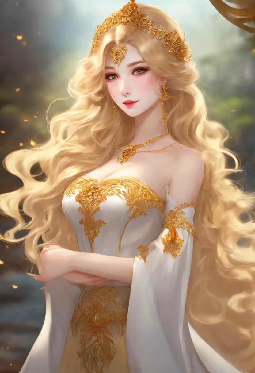 painting of a woman in a white dress in a river, painting of beautiful, oil on canvas painting, beautiful painting, realistic oil painting, beautiful character painting, oil canvas, beautiful realistic painting, in a oil painting style, sensual painting, beautiful goddess, beautiful oil painting, oil art, oil painting of realistic woman, fine art oil painting, 4 k oil painting