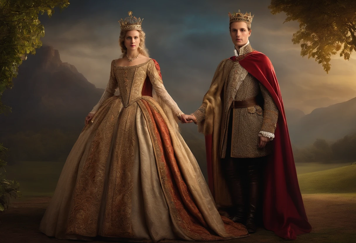 Queen Frederick and King Chilperick I, French in ancient times