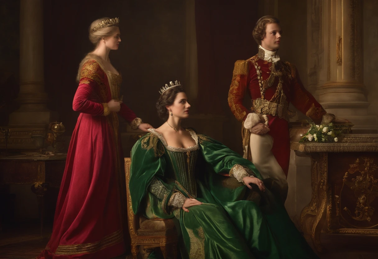 Queen Frederick and King Chilperick I, French in ancient times