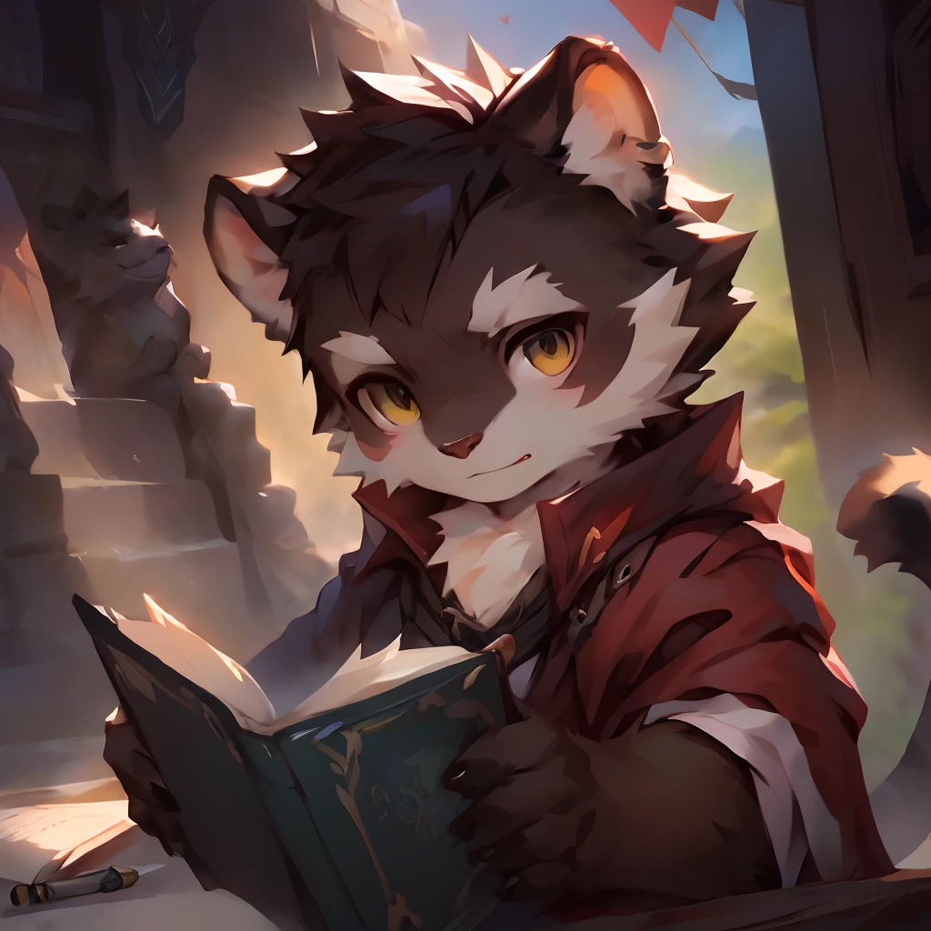 Skinny brown bear，aphasia，Hold a writing book and pen
anthropology,Furry,feral,(Digital media \(artwork of a\):1.2),(hi，It's nothing,absurd res:1.2),Perfect anatomy,Anatomically correct,Detailed,Detailed face,Detailed eyes,(Realistic fur,Detailed fur:1.25),Detailed background,amazing background.
Break
(author：Puinki \(artist\):1.2),(author：Unreal Land,author：Sumi Kuroi,author：Milk Tiger 1145,author：Morkey,author：Emolga 1,Through oocysts:1.2),(author：Xia Huaiting:0.8),(by Pino Daeni:0.8),(author：Sios Shiru:0.8),(by Chunie:0.8).