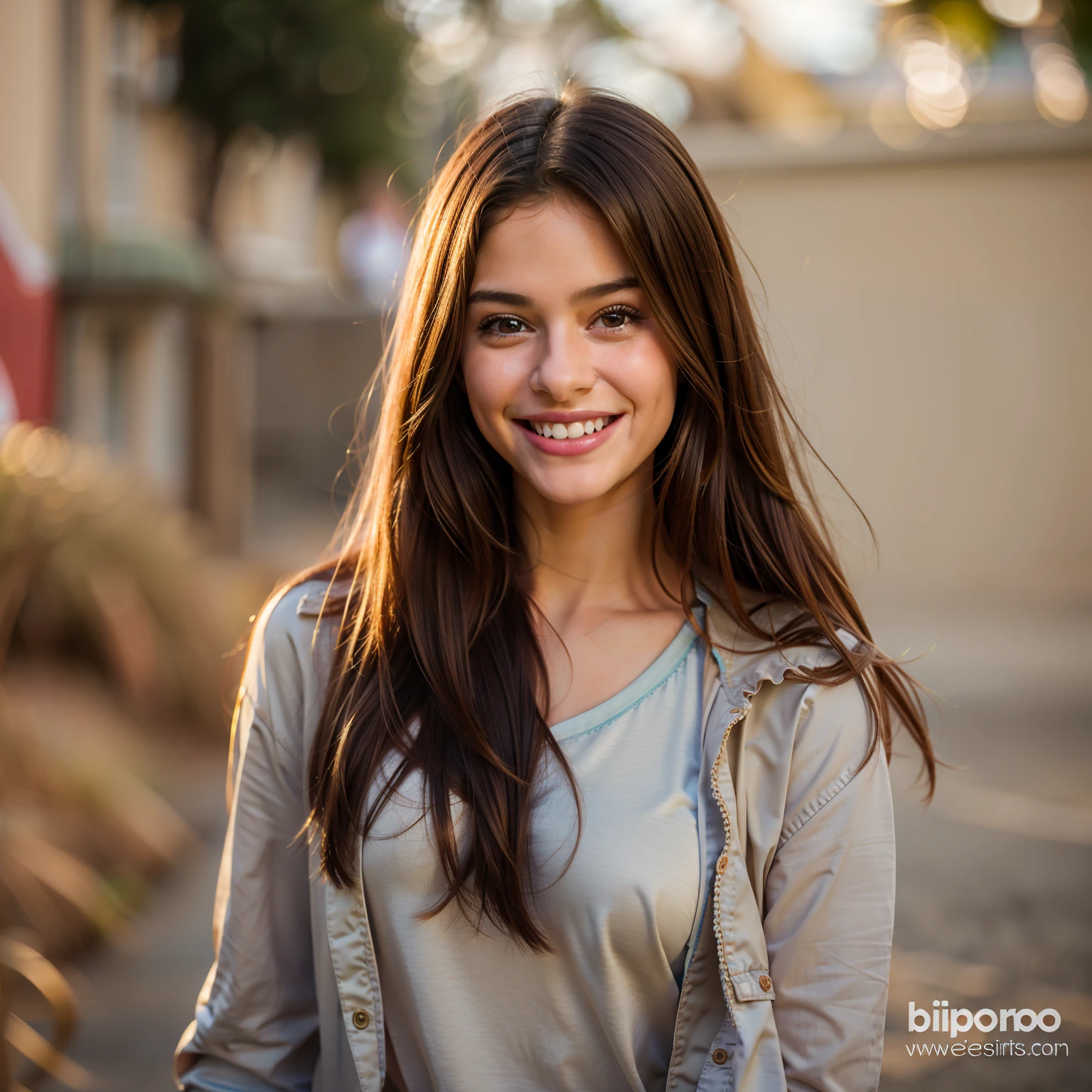 A closeup of a long-haired woman smiling for the camera, bonito e sorridente, retrato bonito da menina, foto retrato suave 8 k, menina jovem bonita, menina sorridente, color photograph portrait 4k, modelo bonito da menina, sorriso bonito, sorriso bonito e sedutor, Retrato da menina bonita, leve sorriso bonito, mulher jovem bonito, sorrindo docemente, fotografia retrato 4K