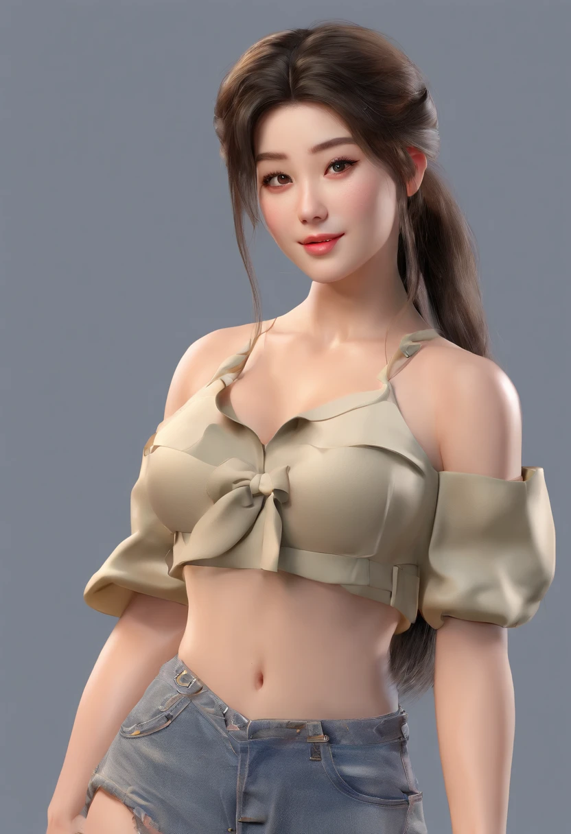 masterpiece, best quality, highres, yunyun1, Best quality, masterpiece, solo, brown hair, busty, hips, higly detailed, Braid, 8k, 1woman, naughty, moaning, Sports Bra, outdoors, yunyun