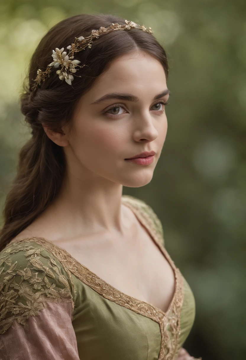 (((uma ferida avermelhada profunda atravessa sua bochecha esquerda))) tez justa, Woman around 19 years old with her mother, cabelos brancos naturais, olhos verdes distintos, vestindo kohl, slender and graceful, Beautiful, luz de velas em um ambiente medieval, Ultra sharp focus, tiro realista, roupas femininas medievais, cores tetradicas (cicatriz:1.4)
