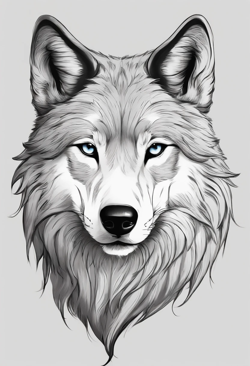 (Anthropomorphic wolf cute cub) orelhas de lobo,com um corce preta, um olho azul e outro branco , heterocromia nos olhos ,cabelo platinado  curto cacheados com pontas roxas,bad girl, Moon birthmark on forehead !! 🌕🌙, Hibrido,jovem, retrato, busto, postura de frente para a camera, Cartoon, vestido como  uma vesater roqueira metaleira dos anos 80 obra prima, postura de confiante, youtuber, fleshy lips , piercings no nariz e nas orelhas de lobo, tatuagens pelo corpo, tattoo de lua 🌙 acima dos seios,asas de anjo negro nas costas, e coleira , dark purple choker on neck, Hand with dragging gloves, colares , piercings , wolf fangs we lips