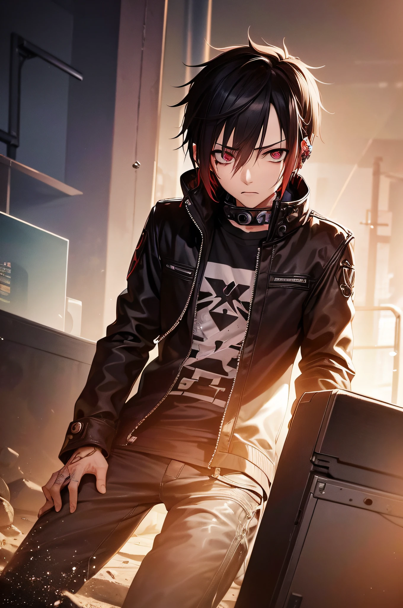 Bring the iconic members of Linkin Park to life in a stunning anime version. Imagine Chester Bennington, Mike Shinoda and the rest of the band as dynamic anime characters, each with their own unique style and personality. Capture the essence of his music and the emotional depth of his lyrics in this work of art