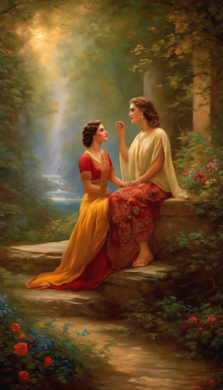 art painting in the old days most beautiful