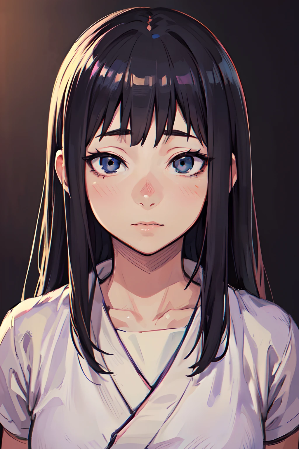 (Hinata Hyuuga, Hinata's face:1.2), hentai, (8k, RAW photo, best quality, masterpiece:1.2), (realistic, photo-realistic:1.37) ultra-detailed, vivid colors, studio lighting, manga art