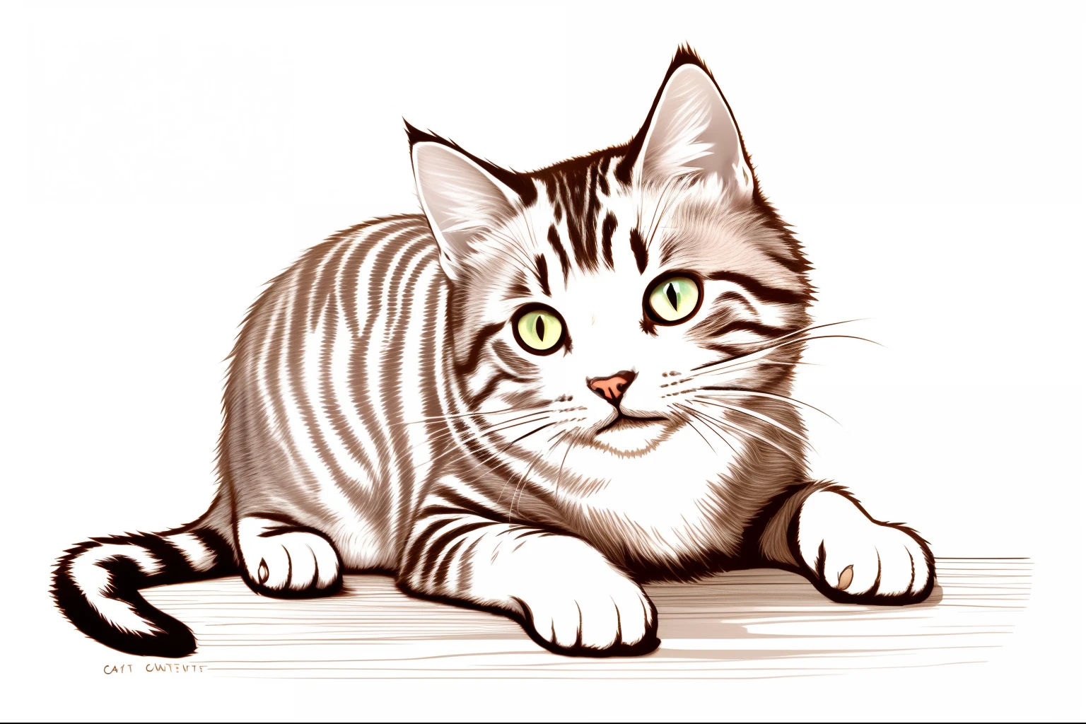 a cat,simple
