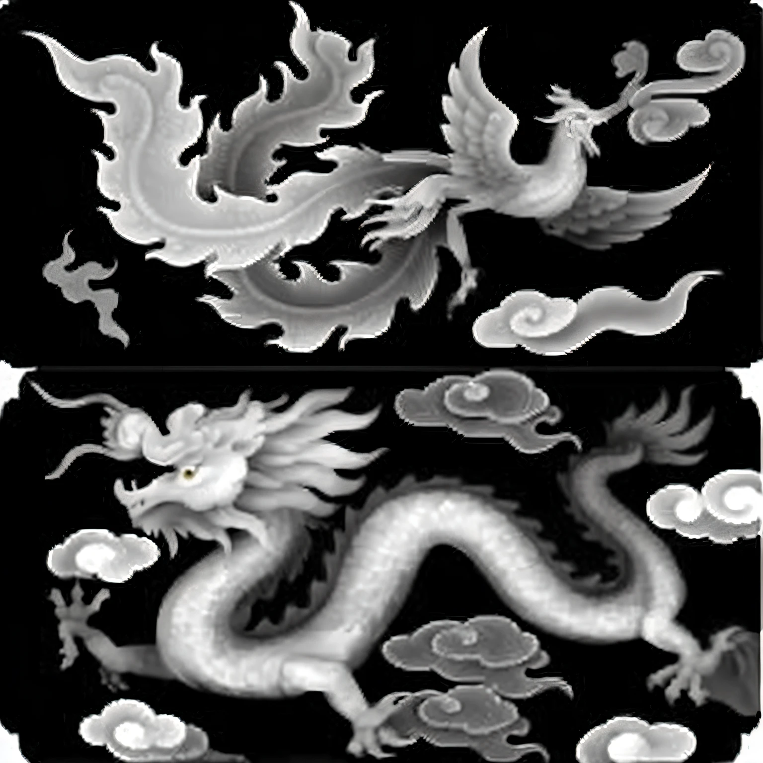 Chinese Dragon and Phoenix