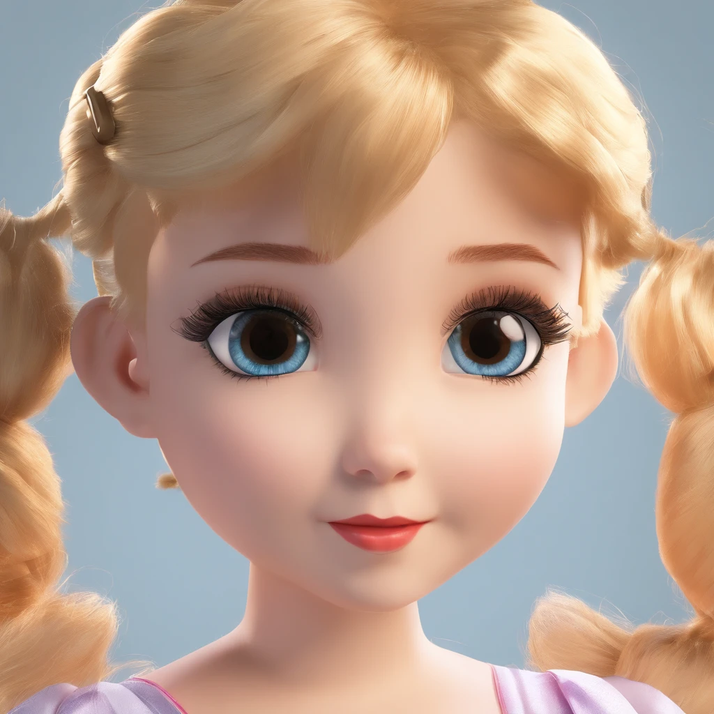 super bonito IP por pop mart, olhos brilhantes, querubim,Vestidinho branco, argila, Modelos, um brinquedo de caixa cega, Brilhante e delicado,fundo limpo, Bom brilho, 3D rendering of,best quality