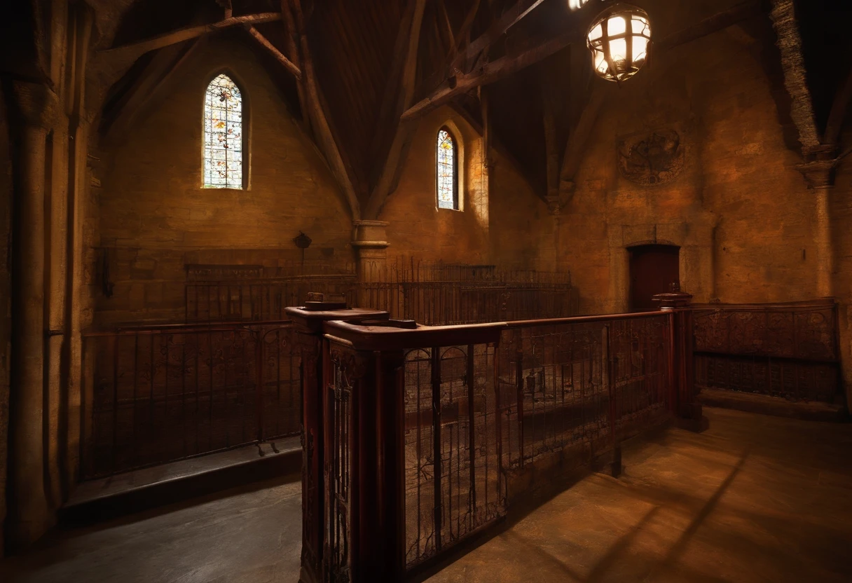Pastor4 People locked up in dungeons., Steel Balustrade