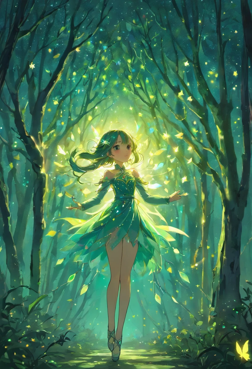 (melhor qualidade,4k,8k,Altas,master part:1.2),ultra-detalhado,(Realistic,fotorrealista,photo-realistic:1.37),illustration,vagalumes cintilantes, ethereal glow,Criatura parecida com pixie, floresta noturna sonhadora,magical ambiance,Paleta de cores quentes,Sunlit tree branches,Playful little lights,dazzling spectacle,Luzes misteriosas piscando,Extravagant night sky,corpos de luz flutuantes,delicate luminescence,Fantasia inspirada na natureza,brilho hipnotizante,Trilhas de poeira Pixie,Enchanting midnight scenery,trilhas de vagalumes brilhantes,estrelas cintilantes,Ethereal beings,dreamlike environment,asas delicadas,breathtaking lighting,Fantastic brightness,pura magia no ar,sprites de natureza luminosa,beleza encantadora,paisagem cintilante,whispering trees,magical storytelling,cena noturna serena,Lively firefly dance,Floresta Encantada,Mystical Charm,Ethereal wonder,luzes noturnas cintilantes,criaturas semelhantes a feys,Surreal Firefly Ballet,noite cintilante,bosques iluminados,magia casual,brilho calmante, usar menino