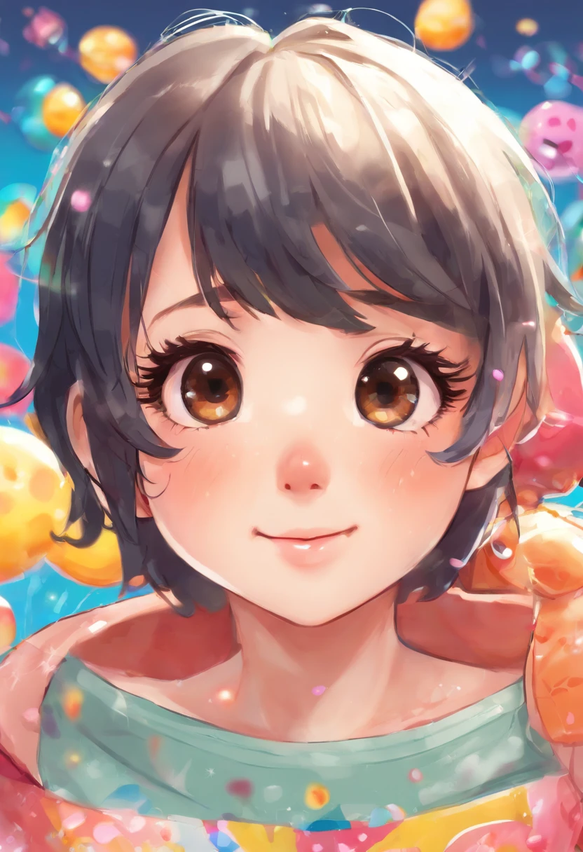 1girl, naked, short black hair, sperm on body, realistic, real