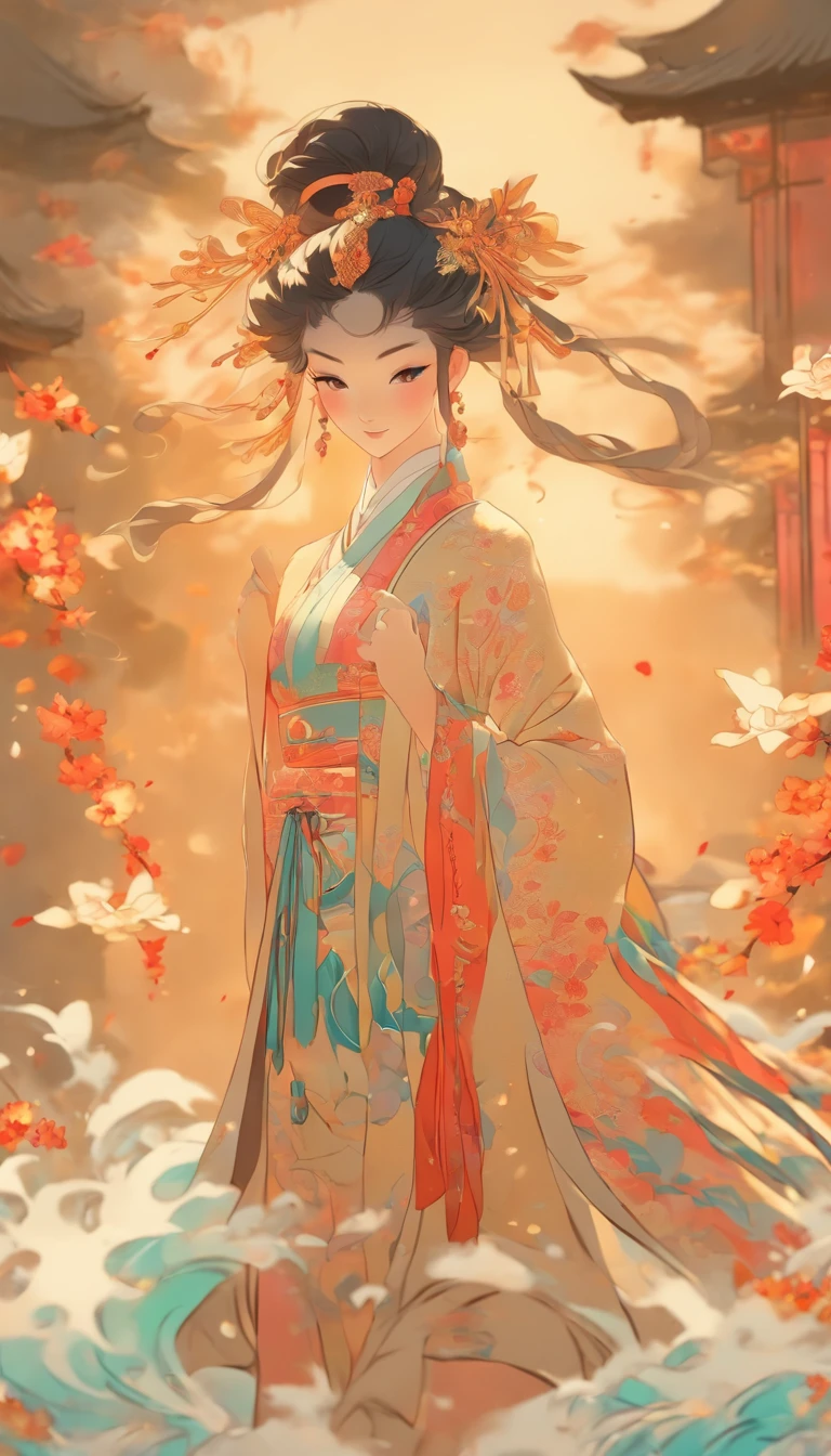 China-style,Chinese ink style,water ink,Smudge,Bluegrass,Hanfu beauty standing in the bluegrass,中景 the scene is,Full body like, highly detailed surreal vfx,China ink painting,oc rendered, - AR 16:9 --q 2 --s 1000