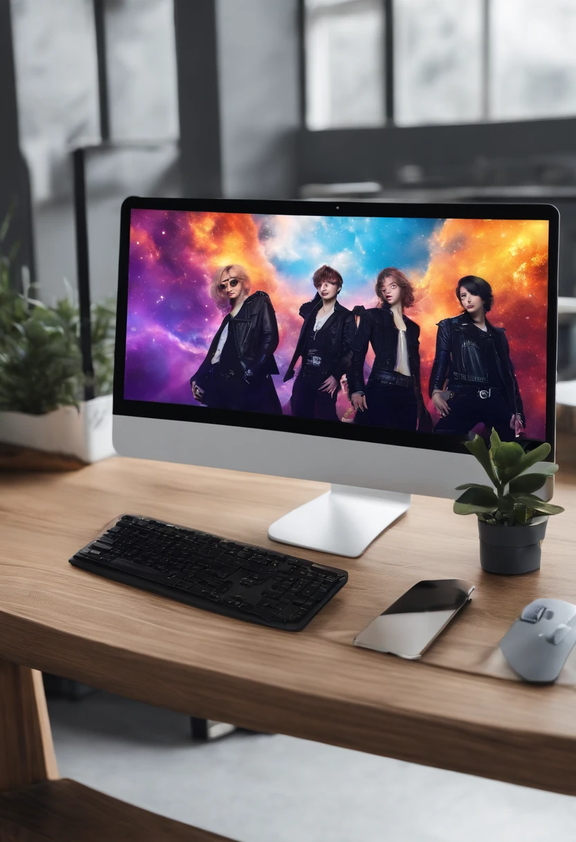 A new jean kpop group deskmat