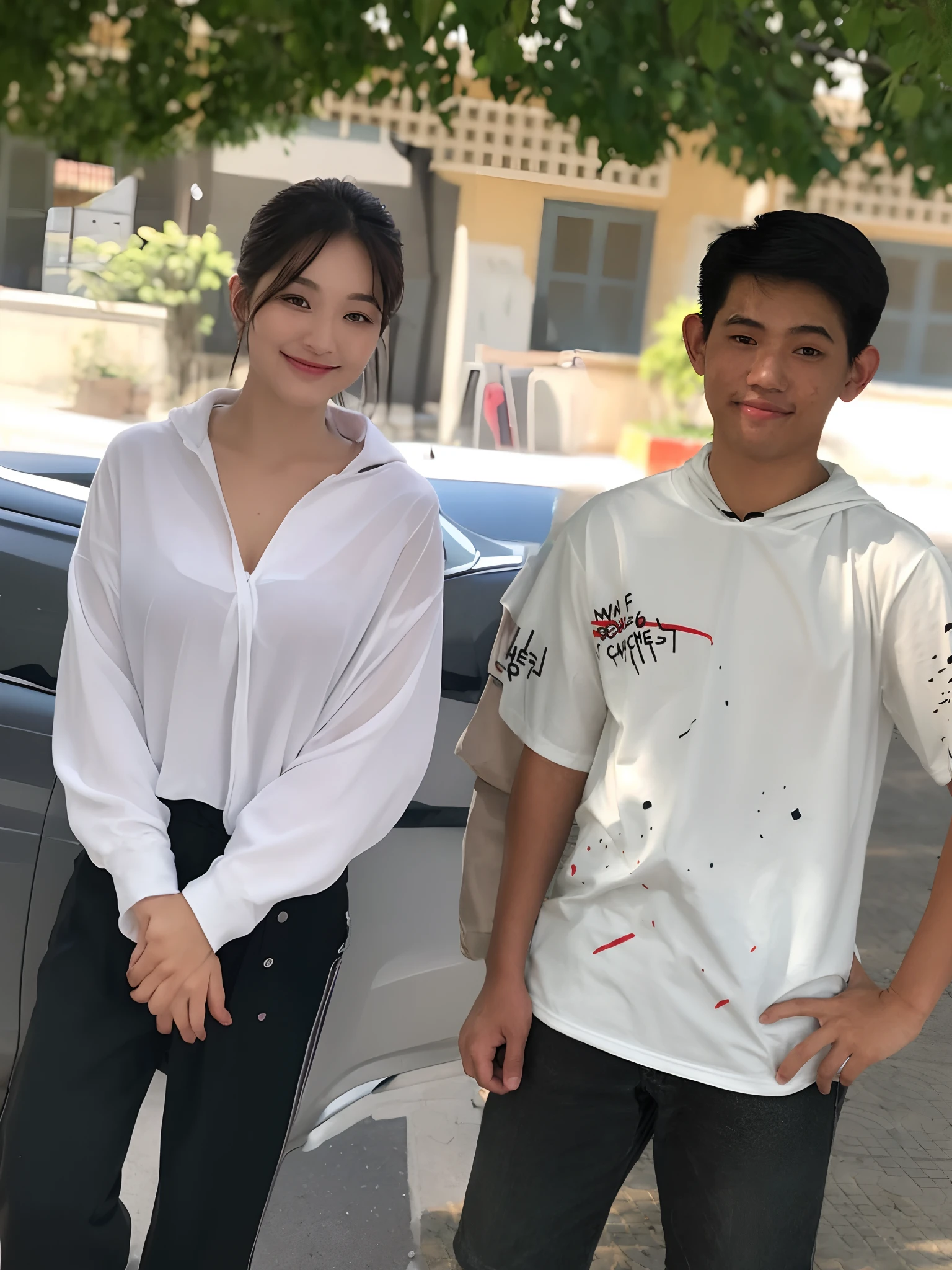 (Best Quality, 8K, Masterpiece:1.3)), Focus: 1.2, Perfect Body Beauty: 1.4, Buttocks: 1.2, ((Layered Haircut, Breasts: 1.2)), (Wet Clothes: 1.1), (Rain, Street:1.3), Bandeau Dress: 1.1, Highly Detailed Face and Skin Texture, Fine Eyes, Double Eyelids, Whitening Skin, Long Hair, (Shut Up: 1.3), Smile