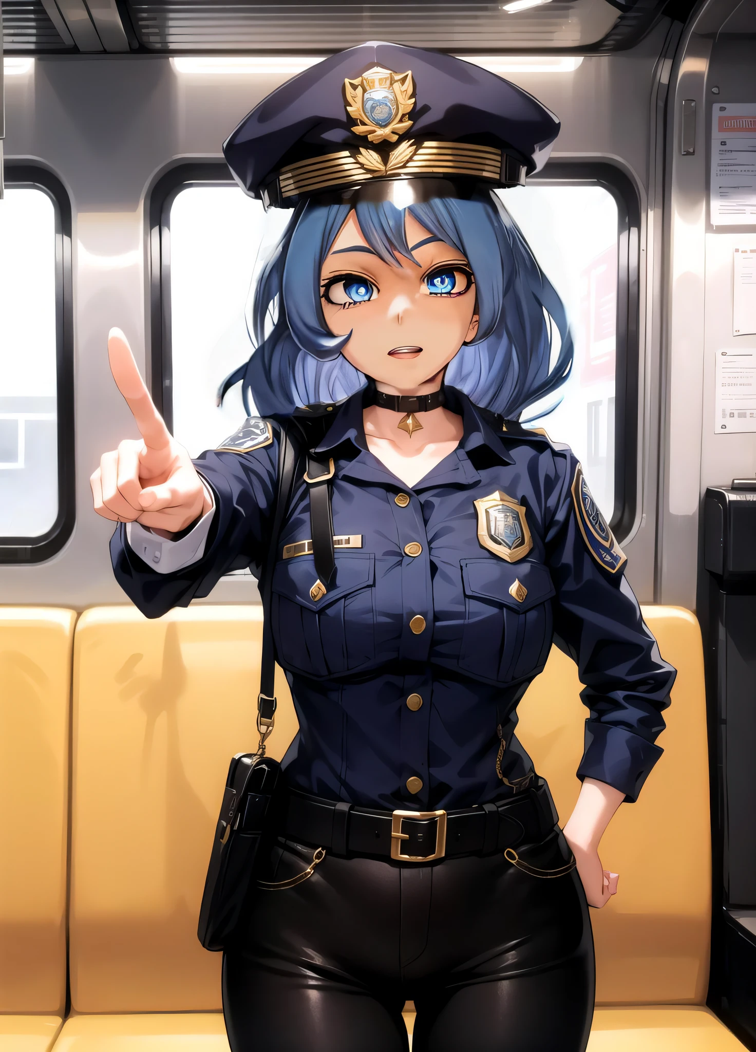 nejire hado
,blue hair,blue eyes