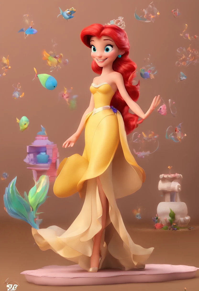 Ariel no estilo disney pixar