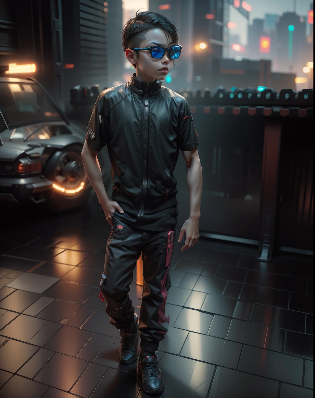cyberpunk, , high details, v 4