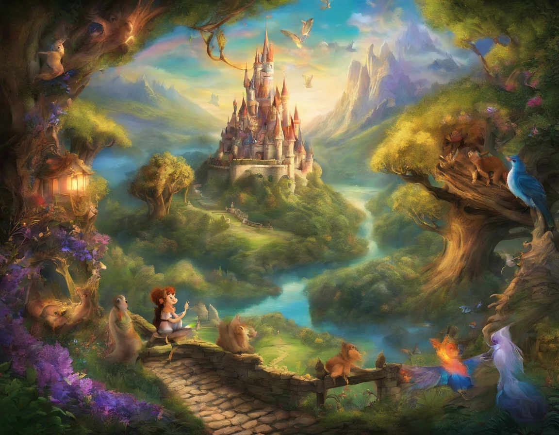 In a realm where magic is real and wonders are endless, describe the Enchanted Land, a place of charm and mystery. Explore its diverse geography, magical beings, and legendary creatures that inhabit it, and the adventures that await brave travelers. Describe how someone could discover the entrance to this realm and the emotions they would feel upon entering it. Explore the magic, friendship, acceptance, and lessons that can be learned in the Enchanted Land.