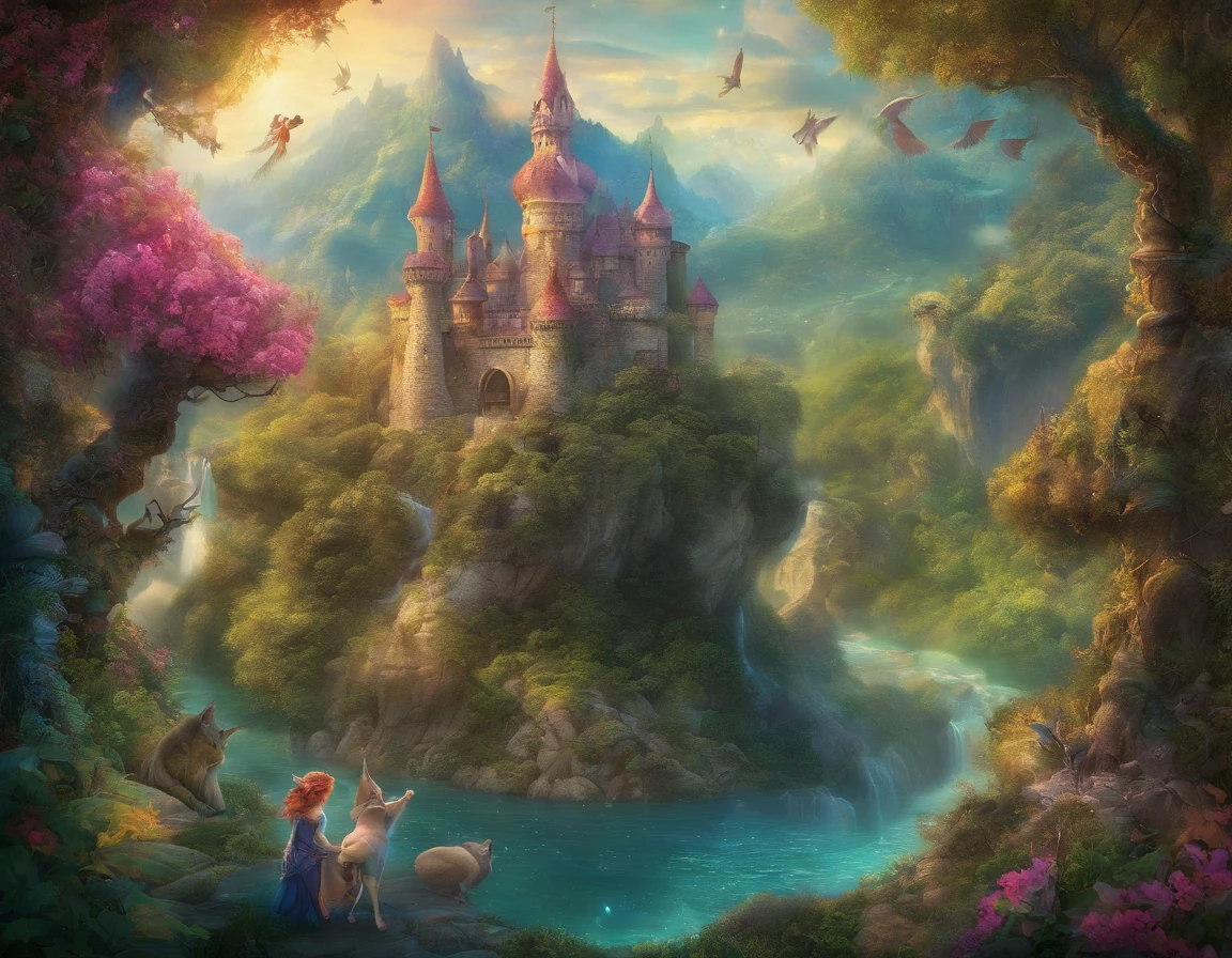 In a realm where magic is real and wonders are endless, describe the Enchanted Land, a place of charm and mystery. Explore its diverse geography, magical beings, and legendary creatures that inhabit it, and the adventures that await brave travelers. Describe how someone could discover the entrance to this realm and the emotions they would feel upon entering it. Explore the magic, friendship, acceptance, and lessons that can be learned in the Enchanted Land.