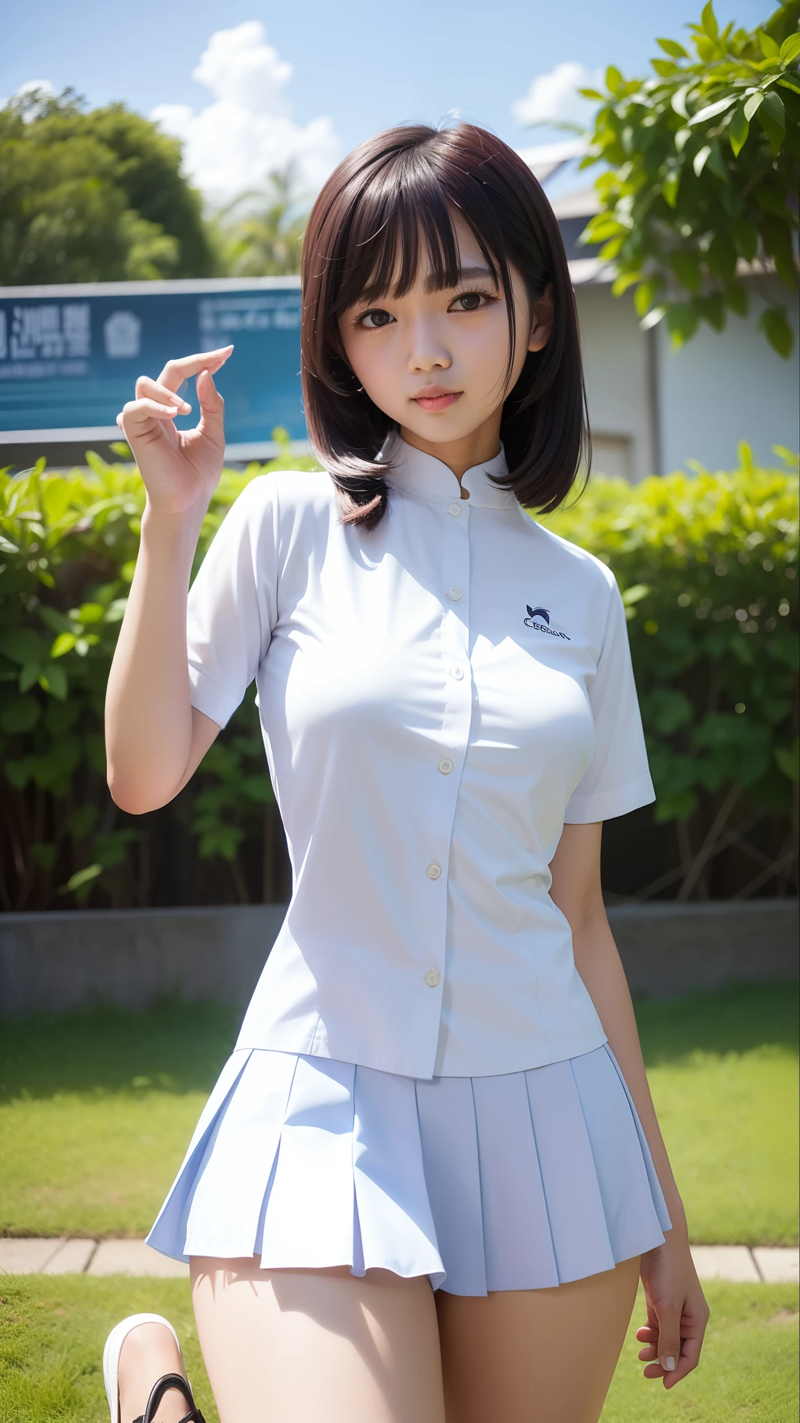 Cewe pake seragam skolah