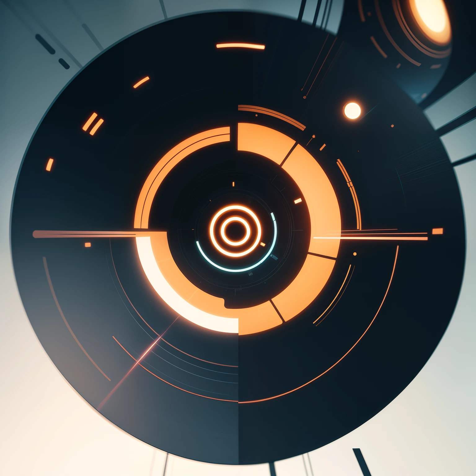 Illustration icons, motion graphics, Futuristic circle, Ciberespacio