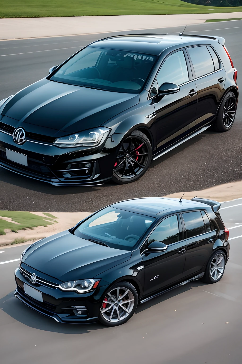 Golf Sportline, one car, angulos melhores,