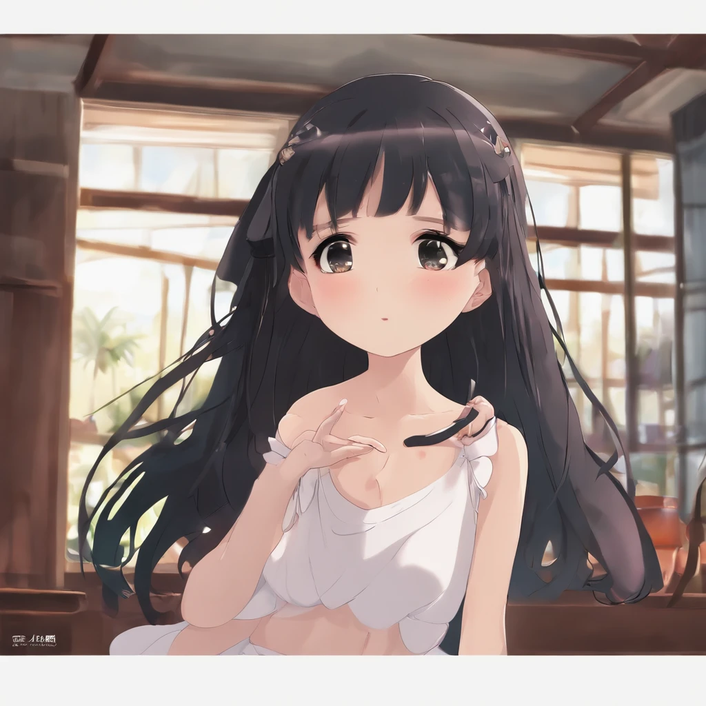 , , small breasts, small_, cervix, , no bra, exhibitionism, rape, twintails, black hair, wide eyed, crying with eyes open, tentacle, large_insertion,