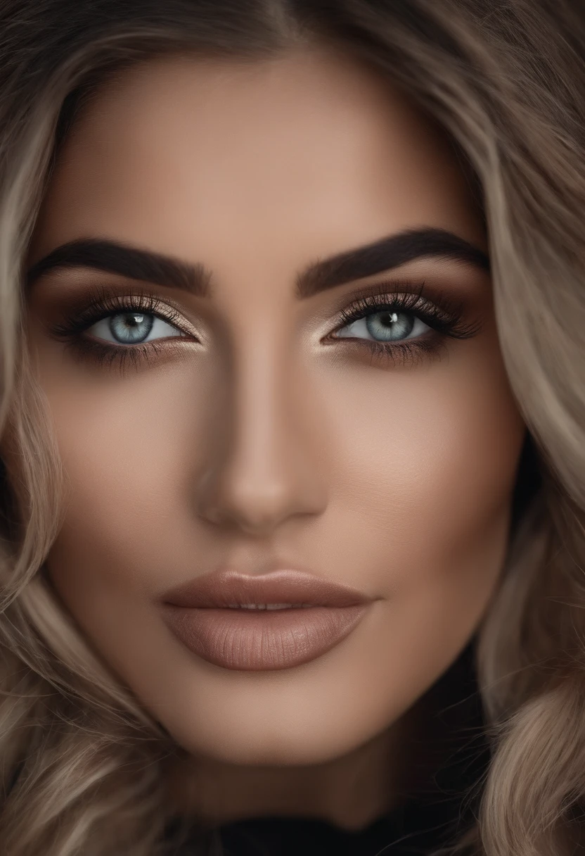 crie uma imagem em desenho de jovem morena vibrante que aparenta ter cerca de 40 anos. Seus cabelos castanhos cacheados caem em cachos soltos, highlighting your unique personality. Seus olhos brilhantes irradiam uma curiosidade encantadora