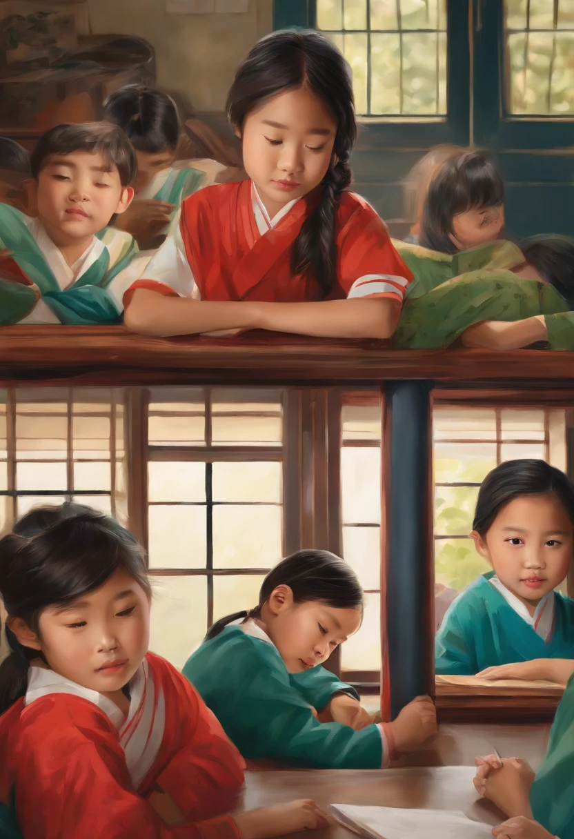 nakeness,Asian elementary school students,flatchest
