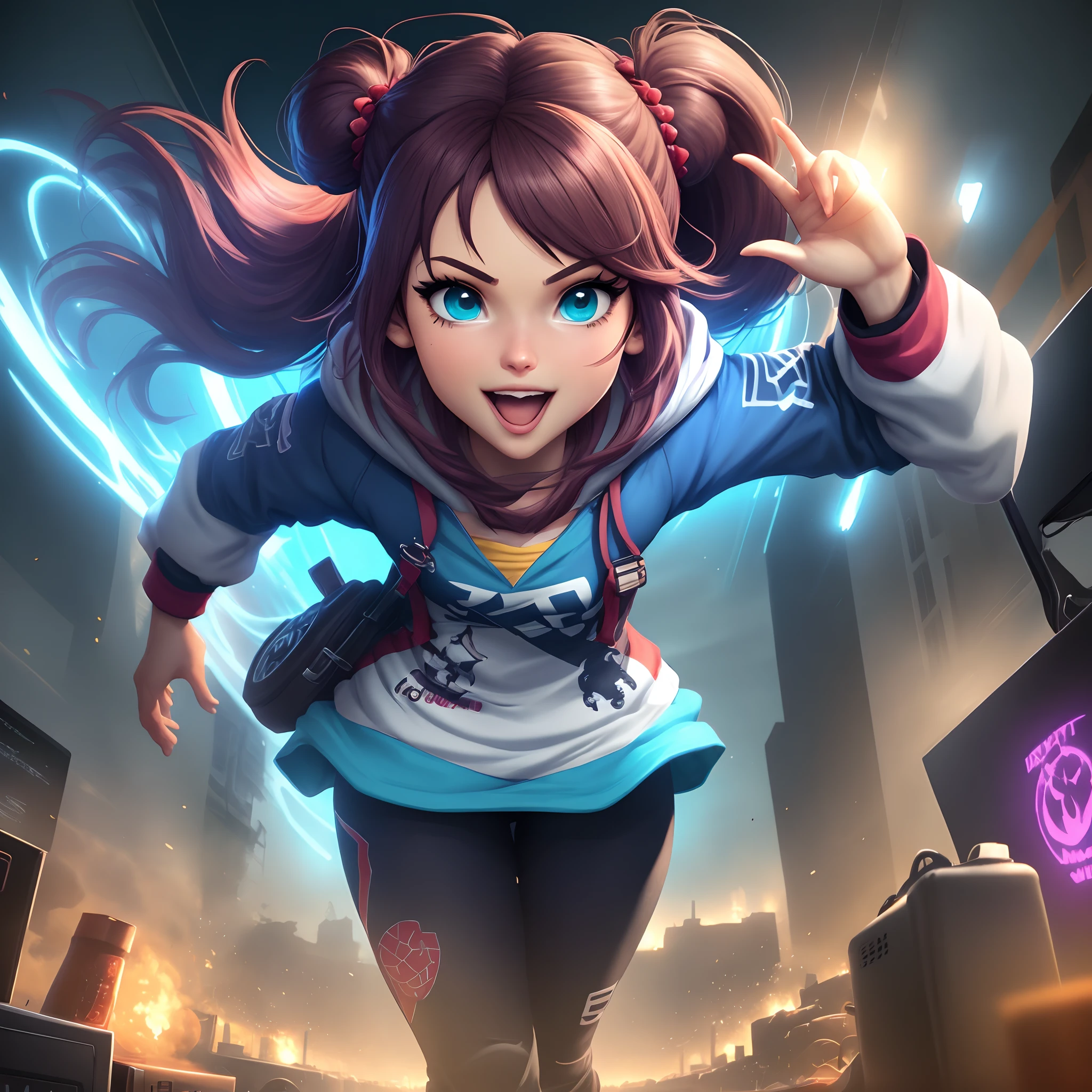 fundo gamer animado