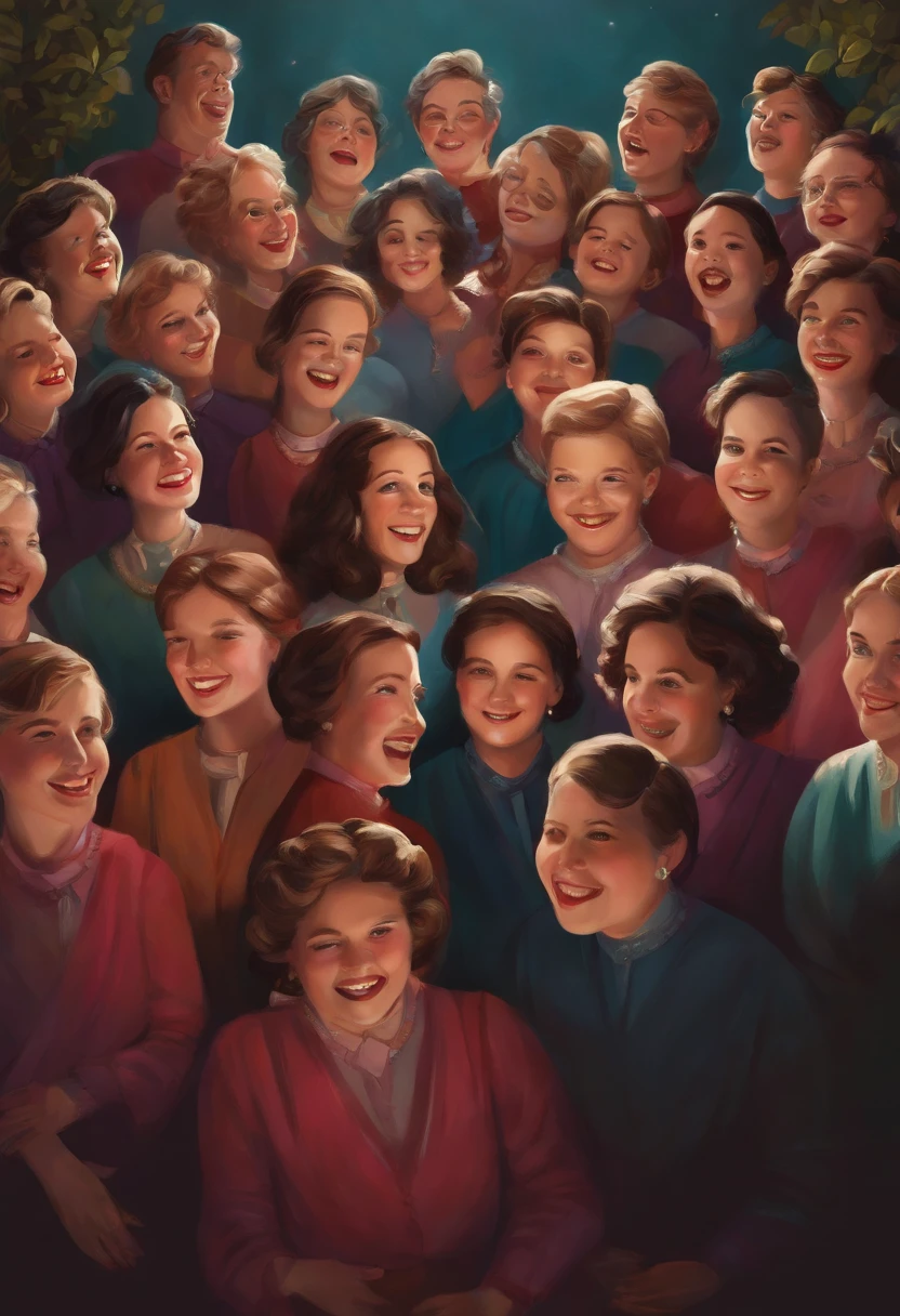 Illustration of a choir