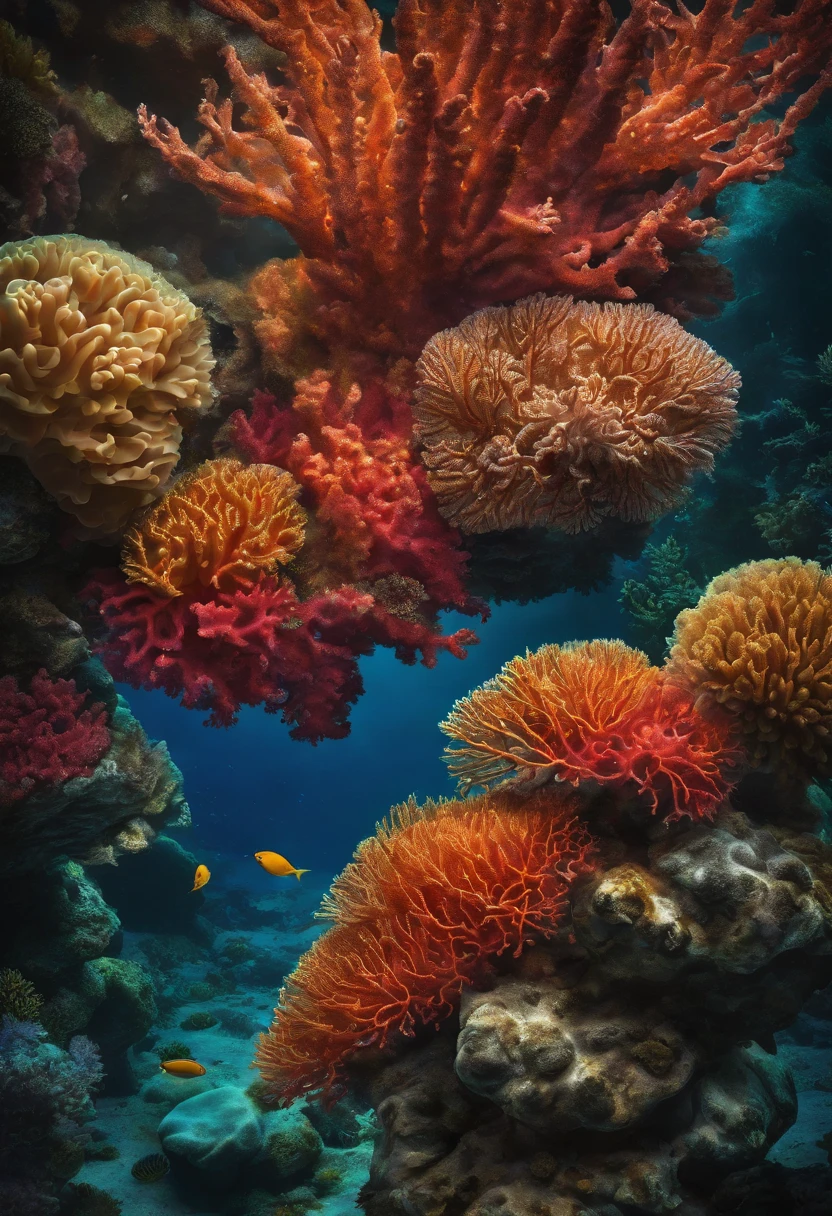 Illustration of a marine coral