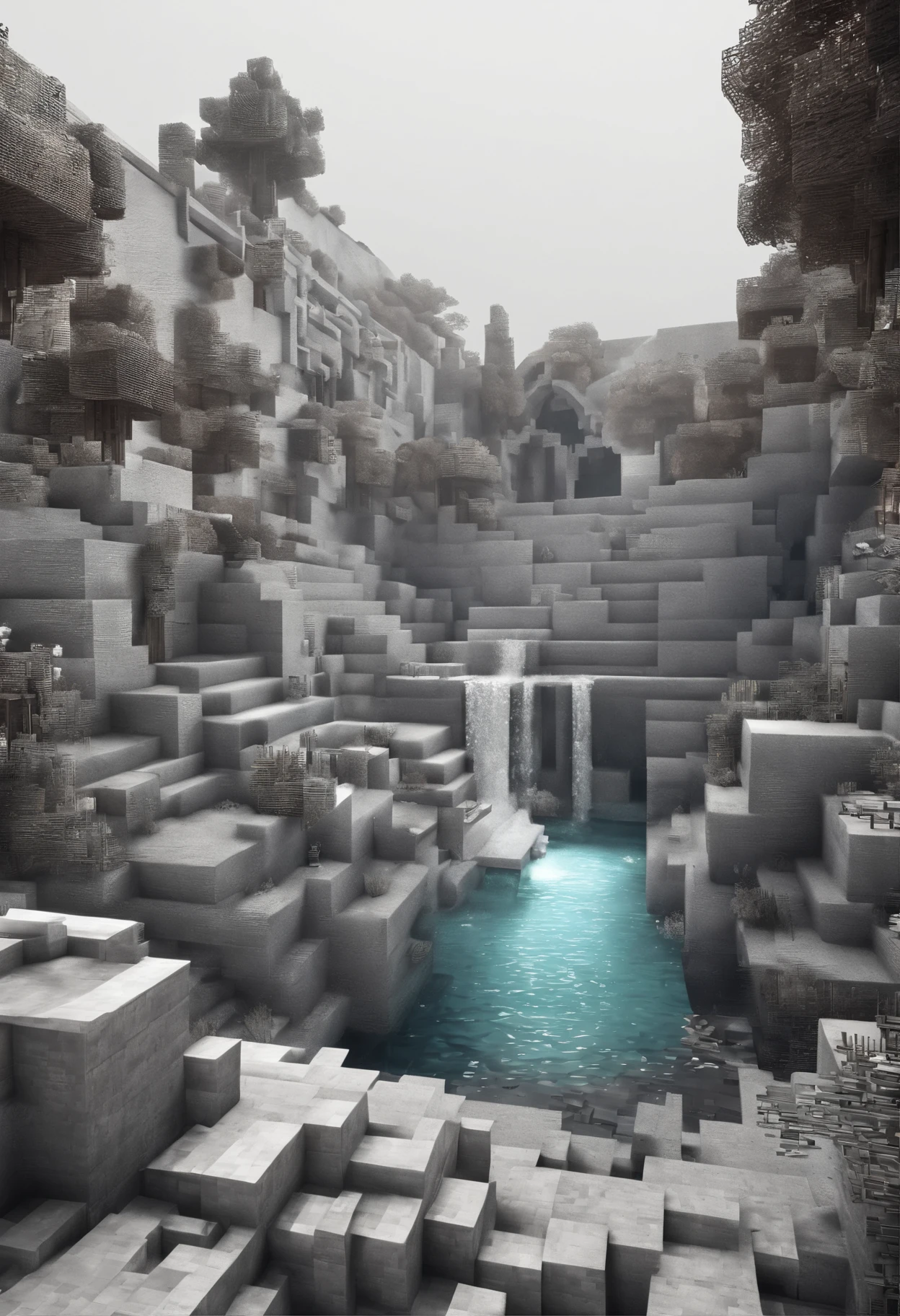 minecraft 3d arte mega steve((preto e branco)), arte para colorir