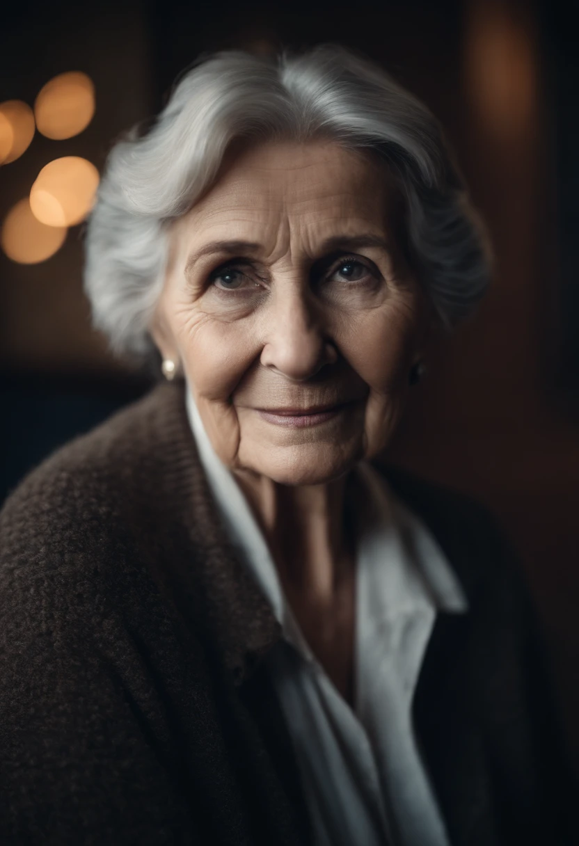 Portrait of eldery woman