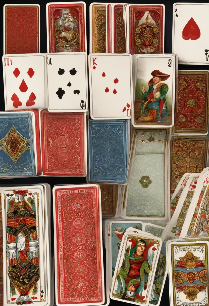 playing cards for games of emotions