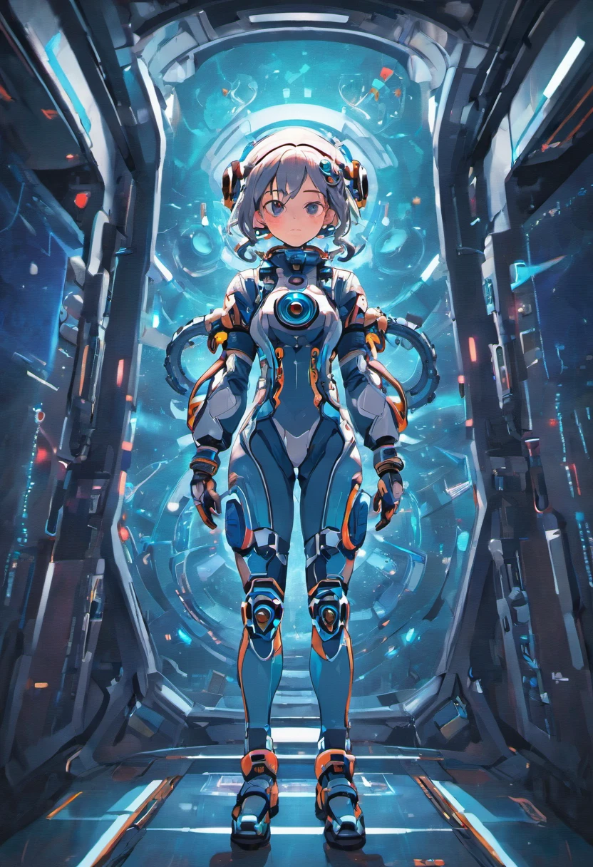 1_A man with glasses ((sports _ overalls)) , leotards, pajamas, space suit. Mandatory sporty style, three stripes on the sides, on the chest the emblem of the sports space team. Space, astronaut, sport, tester.
2_He wears an intricate hood stylized with octopus tentacles, (octopus in a spacesuit), wearing a futuristic space outfit, Venus squid astronaut, Cyborg octopus, Sci-fi costume, Biopunk costume, ((Futuristic sports tech clothes, Future jacket)), Wearing space overalls for sports, active work, competitions, olympic champion, intellectual, Futuristic biopunk wardrobe, Sci-fi suit, Clothes from the future, Technical suit, Octopus Super Nova.
3_High image quality, 4K | Ultra HD | Full HD, cinematic rendering, 3D visualization - a masterpiece, TOP computer graphics ART. High texture detail, fabric, material, nylon, nanofiber, thermal suit, texture, high quality, (shades of gray, with blue, white, inserts). Film grain, dust, and particles in the air.
4_ Background environment; spaceship cabin, sports equipment, cyberpunk, male style. Studio light, lateral, contrast cold shadows, and warm golden light. Behind the character is a large porthole with a view of infinite space, distant galaxies, the brilliance of stars, a hot star - a flaming ball, alien worlds, and extraterrestrial civilization.