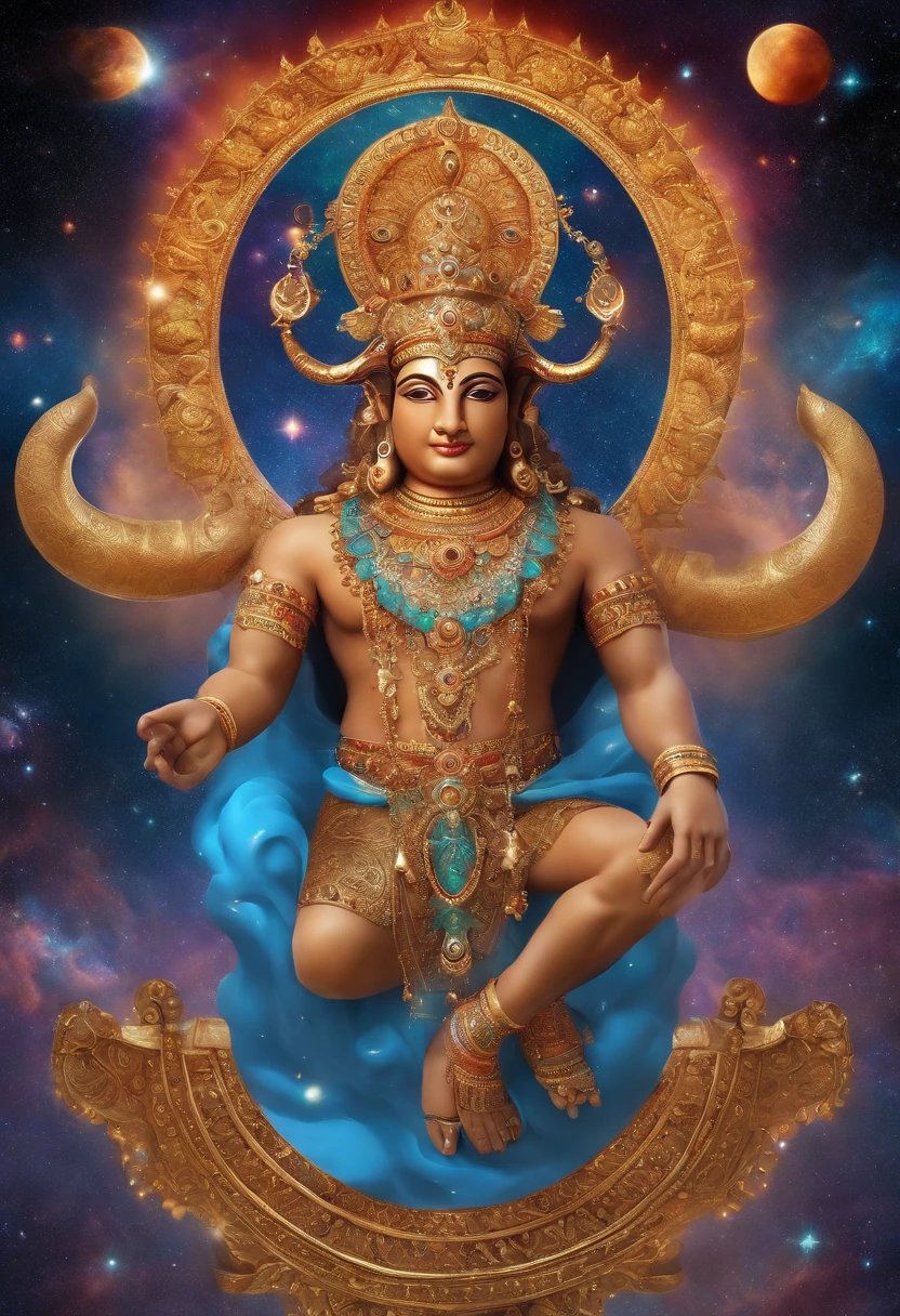 Cosmic god with the appearance of a cow